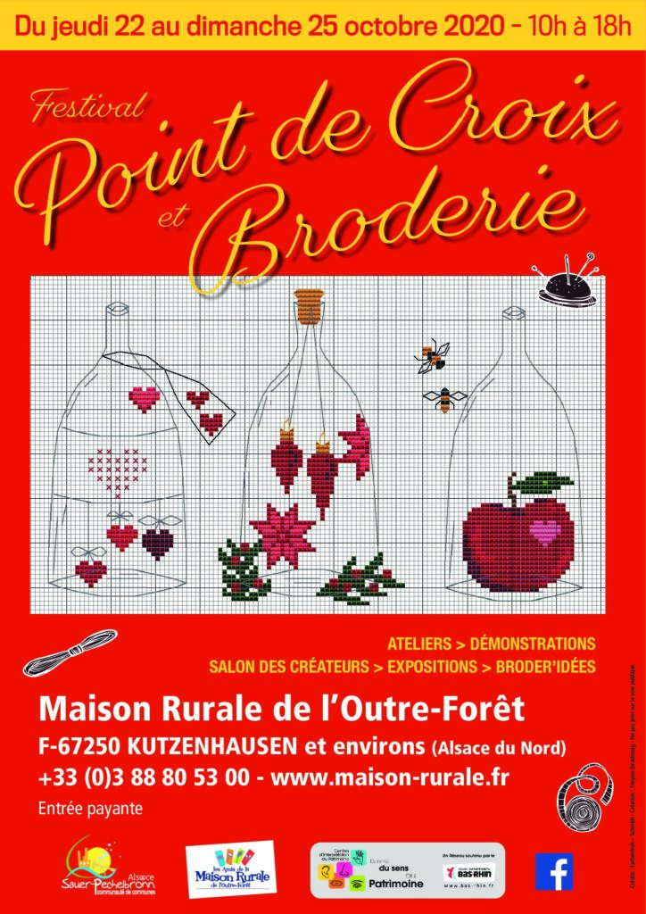 Festival Point De Croix Broderie La Maison Rurale De L Outre Foret
