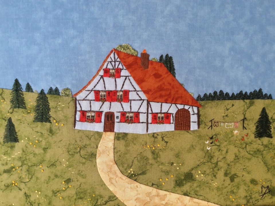 Stage appliqué brodé