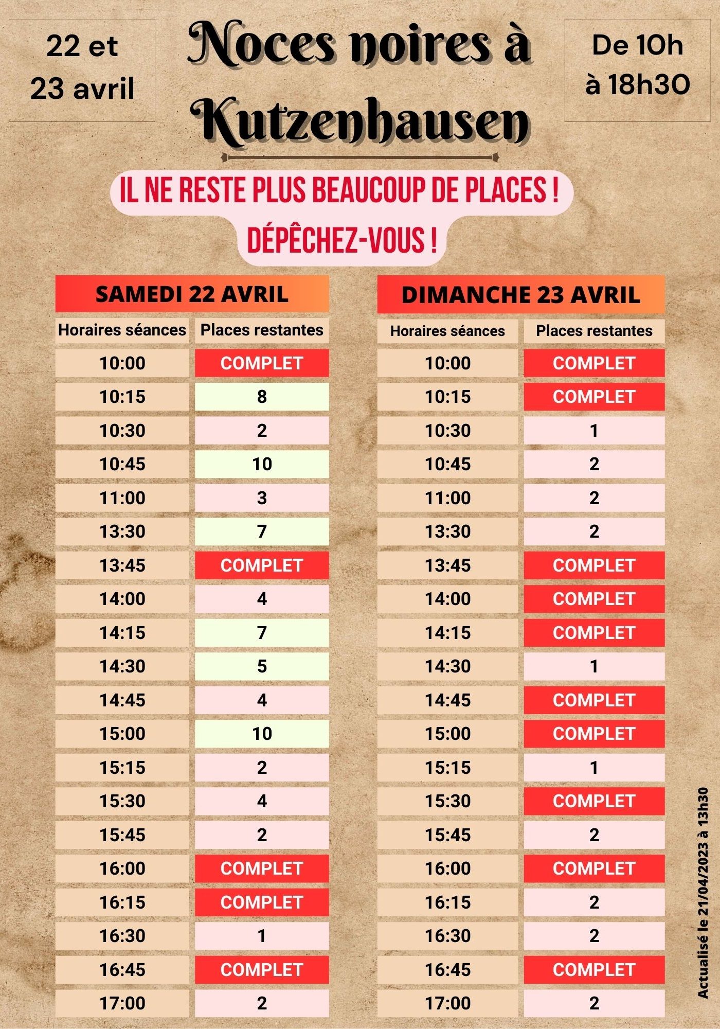 SAMEDI 22 AVRIL (3) SAMEDI 22 AVRIL (3)