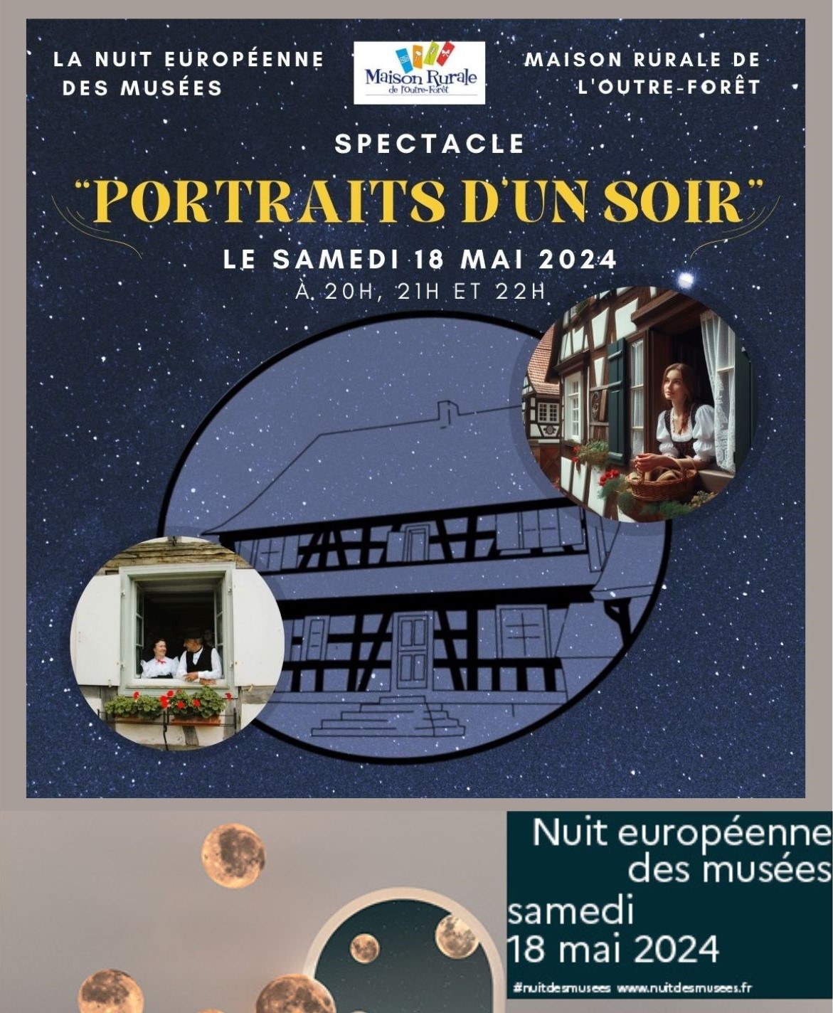 La Nuit des musées : Spectacle “Portraits d’un soir”