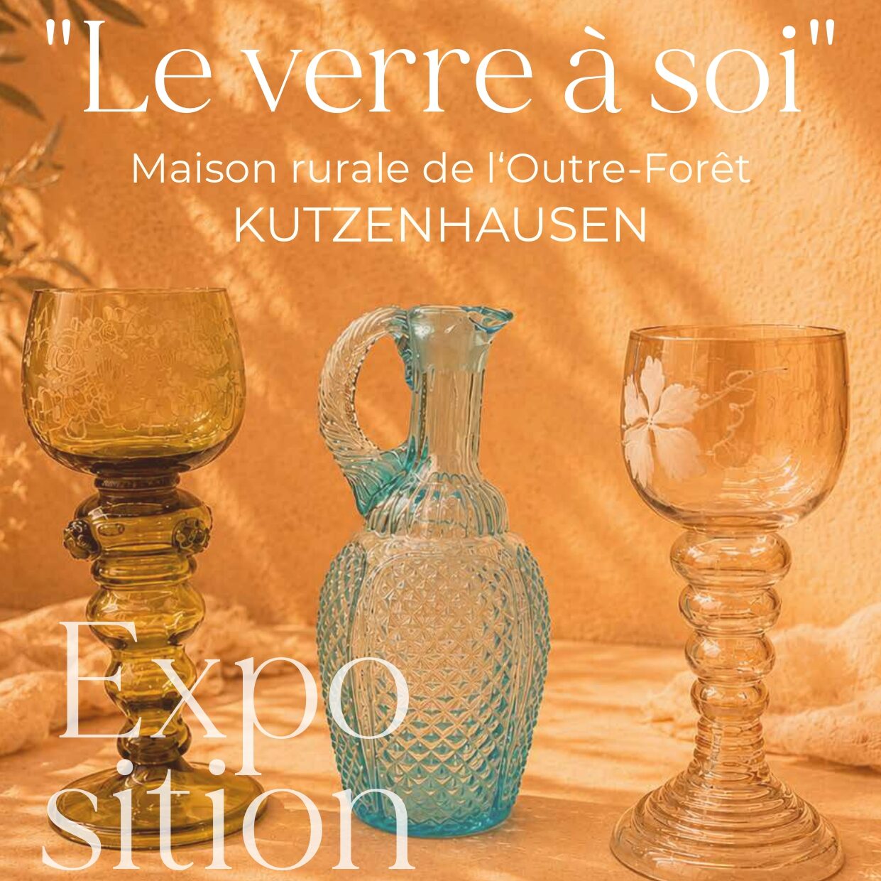 Exposition "le verre à soi"