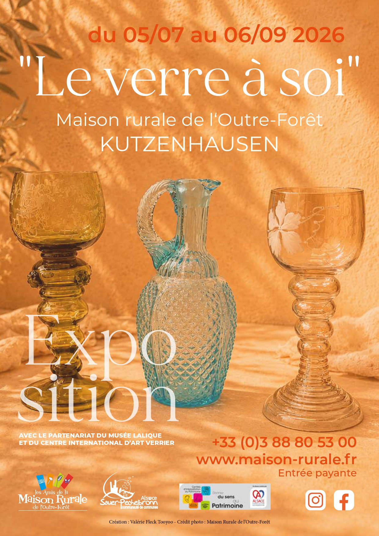 Exposition "le verre à soi"