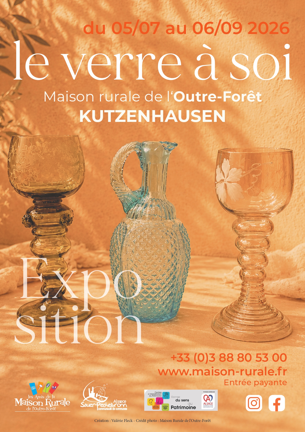 Exposition "le verre à soi"