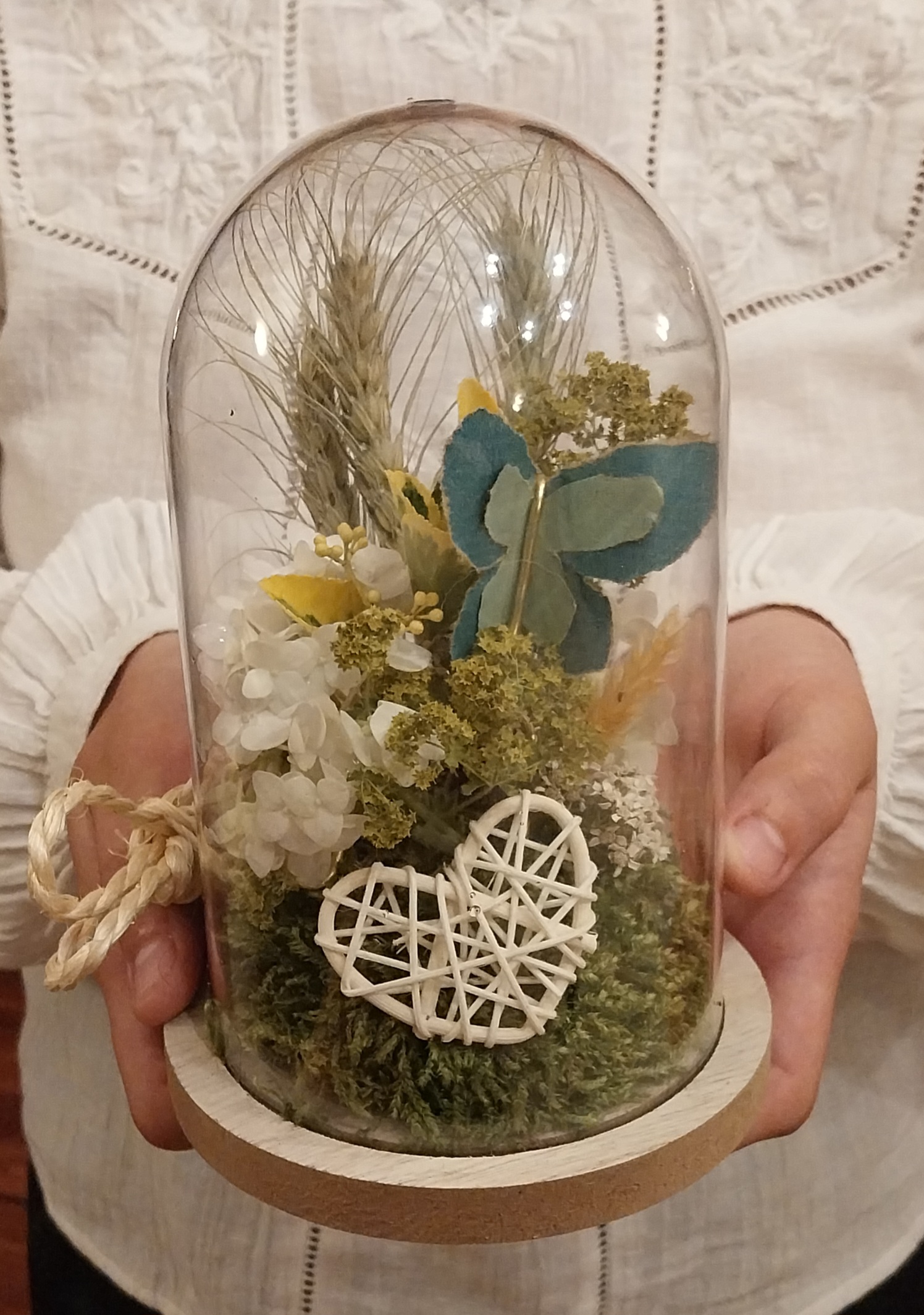 Atelier "cloche décorative végétale"